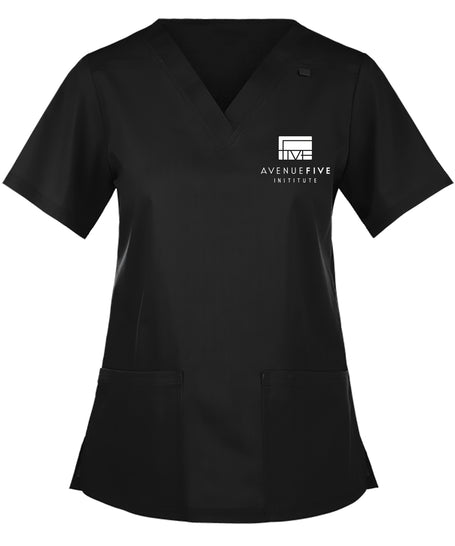 Esthetics 2-Pocket Scrub Top - Curvy Cut